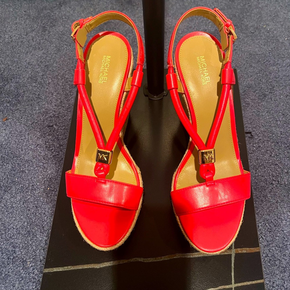 Michael Kors Coral Strappy Sandals with  Heel
